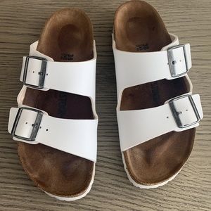 White Birkenstocks. Great condition.
